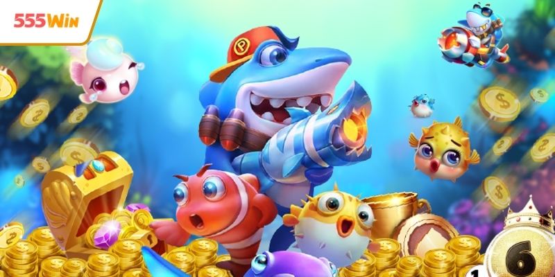 Thế giới bắn cá siêu thị với đồ họa rực rỡ